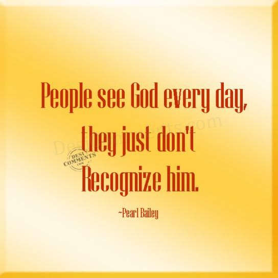 People See God Everyday