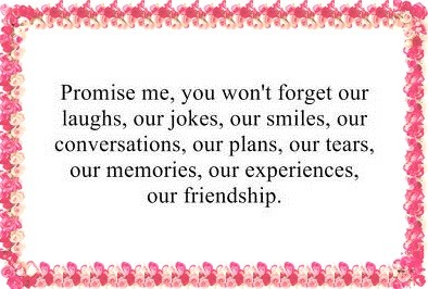 Promise Me...