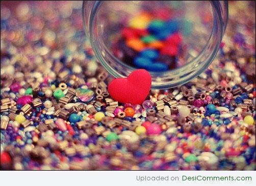 Beads heart