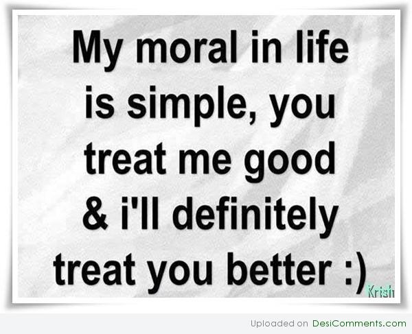 Moral values in life essay