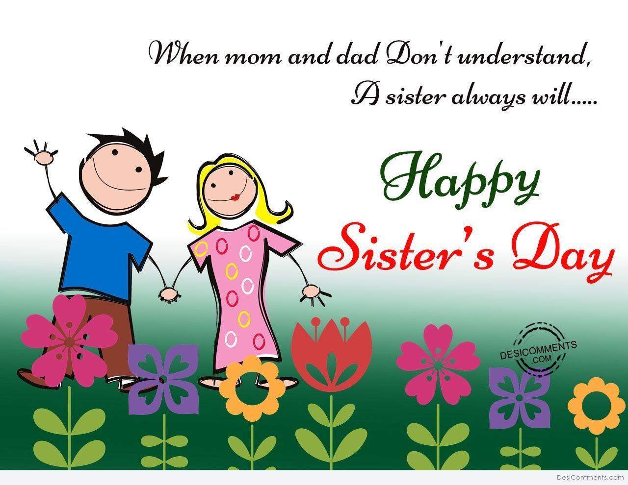 Sister’s Day Pictures, Images, Graphics for Facebook, Whatsapp