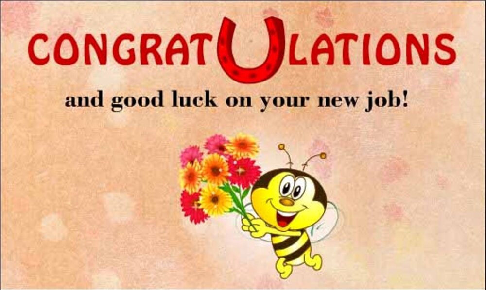 Congratulations And Good Luck On Your New Job DesiComments