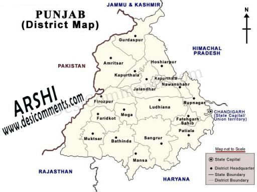 Map of punjab - Desi Comments