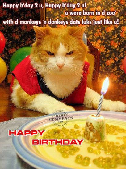 Funny Way To Wish Happy Birthday - DesiComments.com