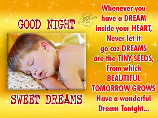 Good Night, Sweet Dreams - DesiComments.com