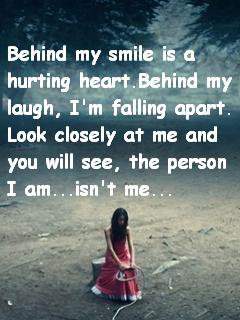 Behind my smile is a hurting heart… - DesiComments.com