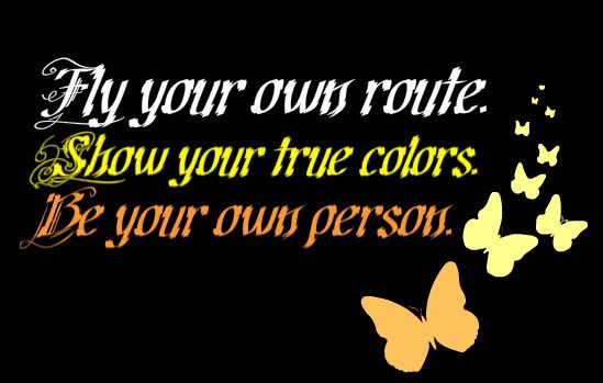 Be your own person - DesiComments.com