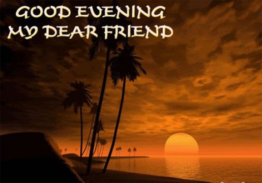 Good evening my dear friend - Desi Comments