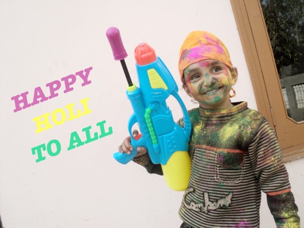 HAPPY HOLI FROM RANBIR