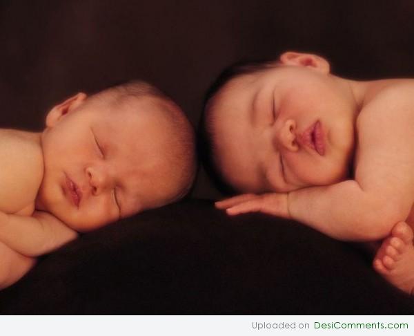 Twins Baby Sleeping