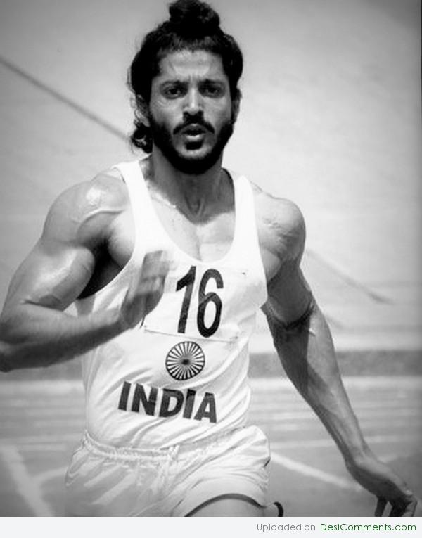 Farhan Akhtar In Bhaag Milkha Bhaag Movie