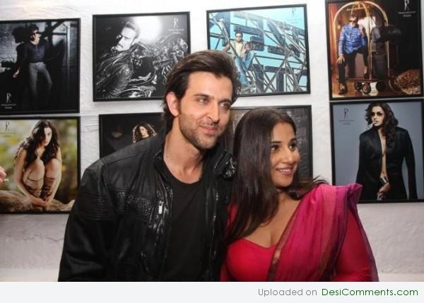 Hrithik Roshan And Vidya Balan