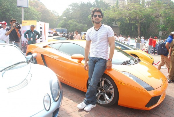 Arjan Bajwa Giving Pose With Car