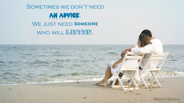 Sometimes we don’t need an advice… - DesiComments.com