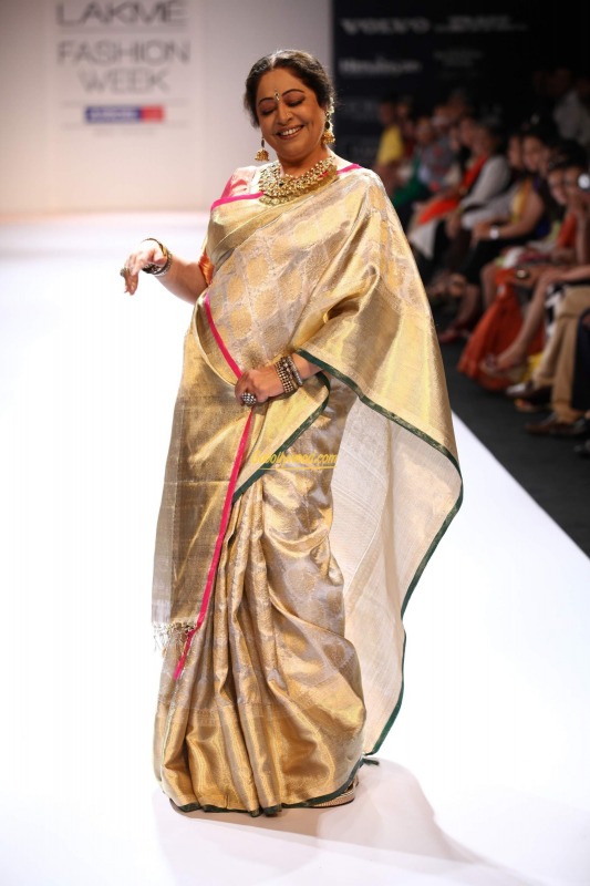 Kirron Kher Enjoying Ramp Walk