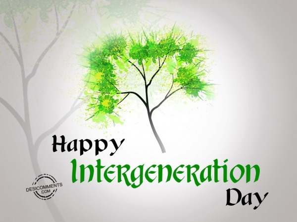 Best wishes on Intergeneration Day