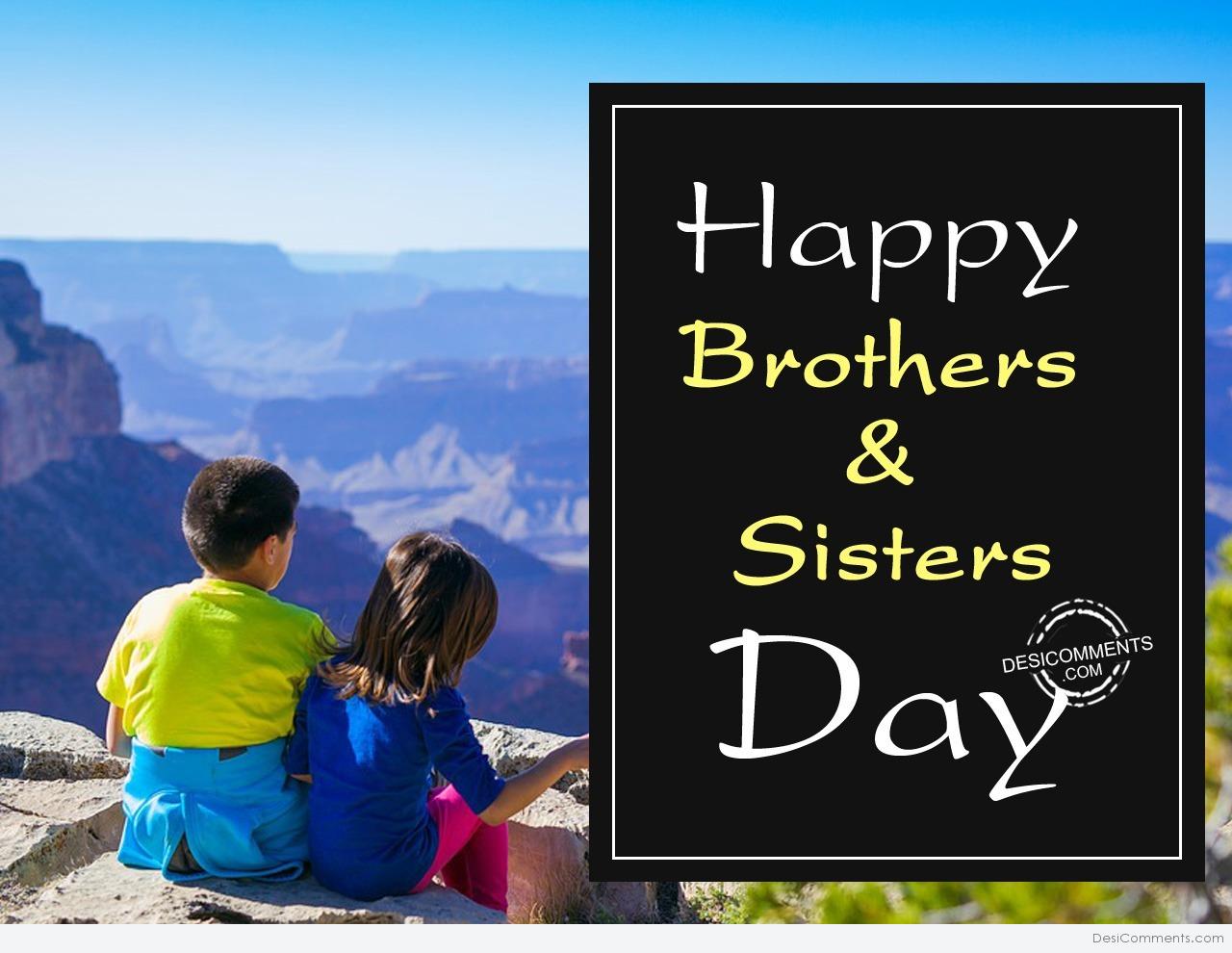 Happy brothers & Sisters Day - DesiComments.com