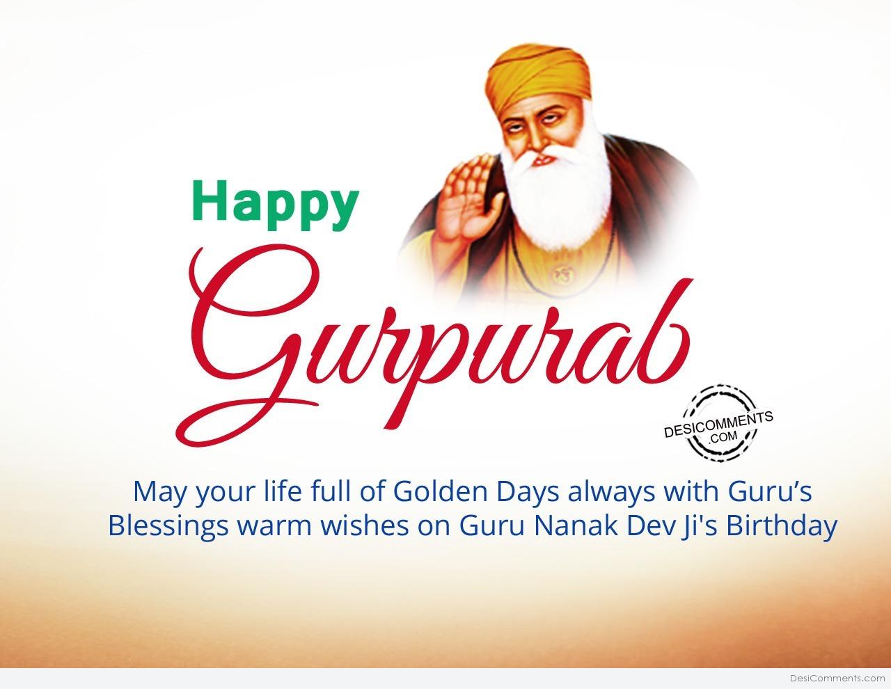 Happy Gurpurab, Guru Nanak Dev Ji - DesiComments.com