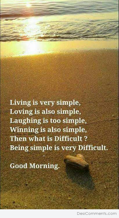 Living Is Very Simple - Desi Comments