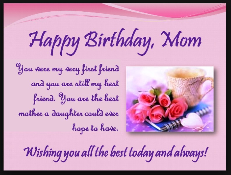80+ Birthday Wishes for Mother Images, Pictures, Photos | Desi Comments