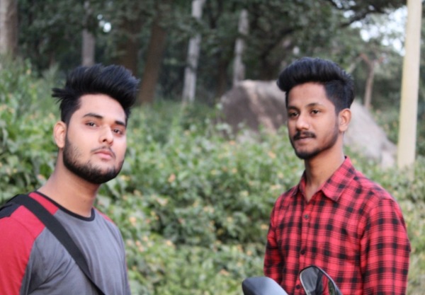 Rounik Kumar With Friend