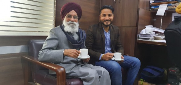 Surjit Patar Ji And Director Amrinder Goraya