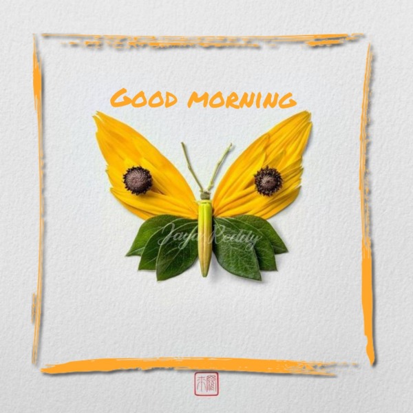 Good Morning Yellow Butterfly