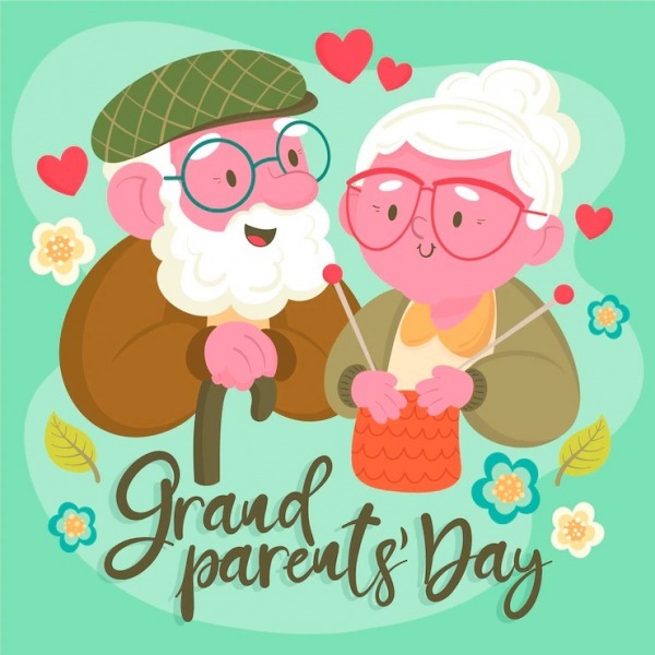 May God Bless You With Health And Happiness, Happy Grandparents Day