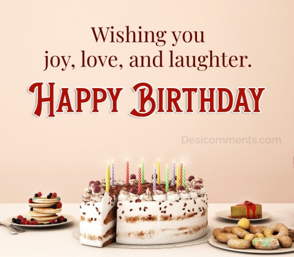 Wishing You Joy, Happy Birthday! - DesiComments.com