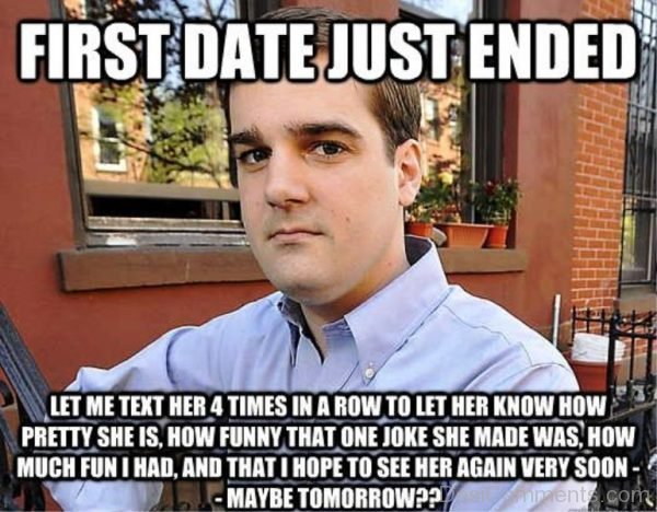 First Date Just Ended