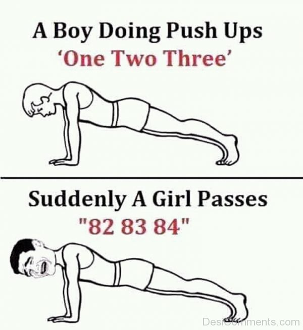 A Boy Doing Push Ups