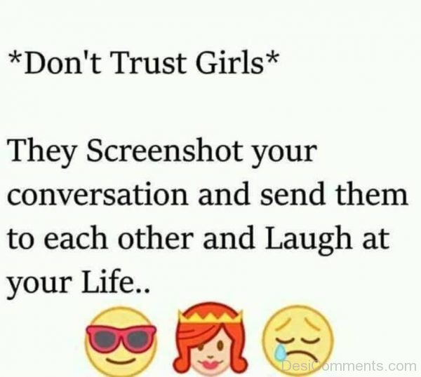 Don’t Trust Girls