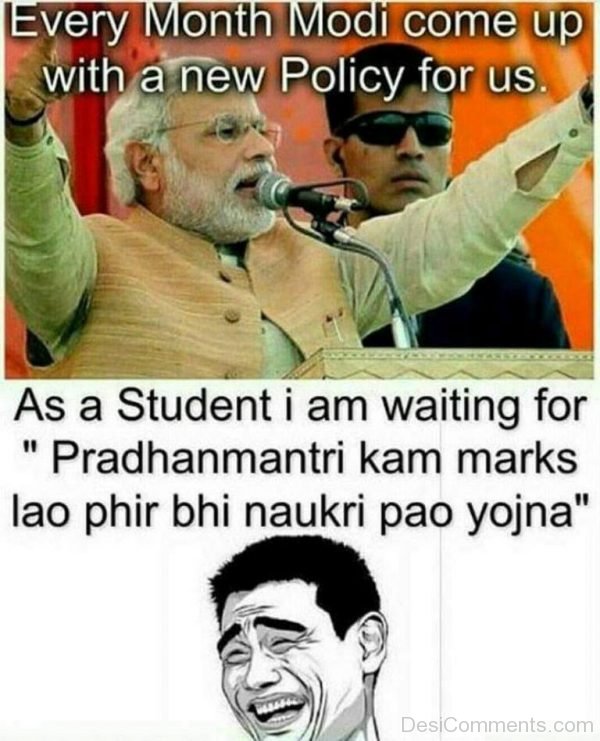 Every Month Modi Come Up