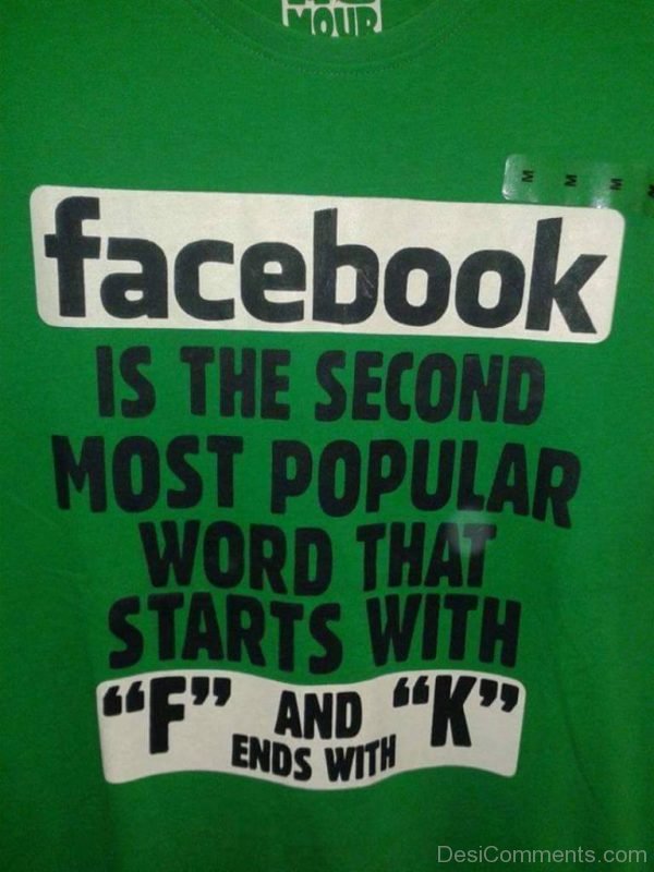 Facebook Is The Second Most Popular Word