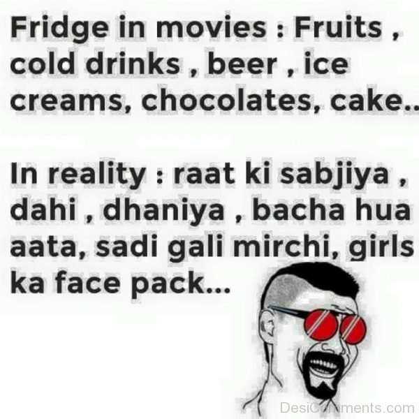 Fridge In Movies Vs In Reality