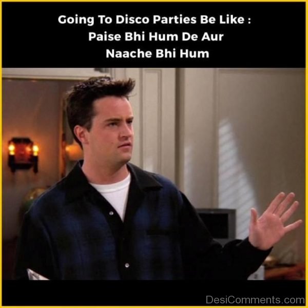 Going To Disco Parties Be Like