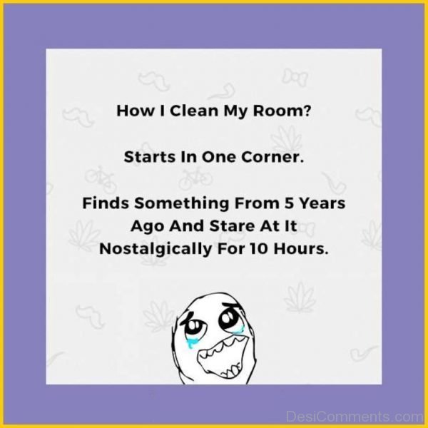 How I Clean My Room