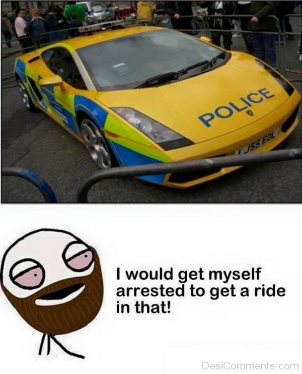 I Would Get Myself Arrested