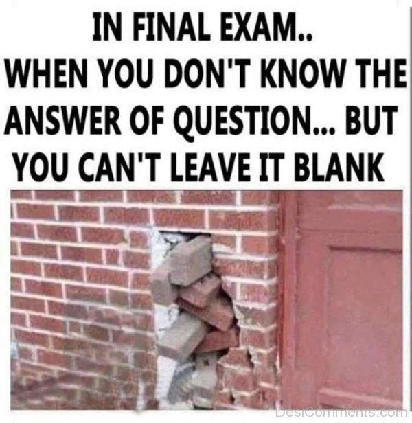 In Final Exam