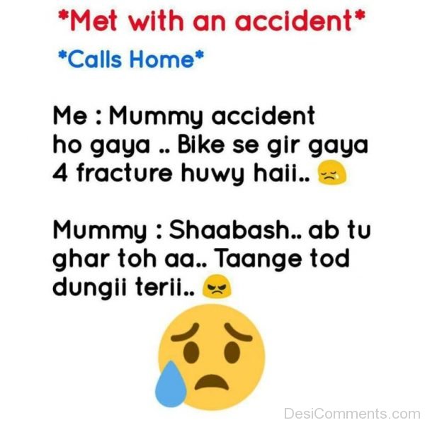 Met With An Accident