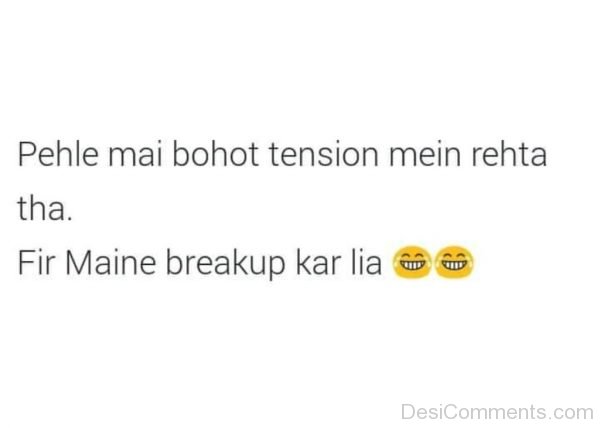 Pehle Mai Bohot Tension Mein Rehta Tha