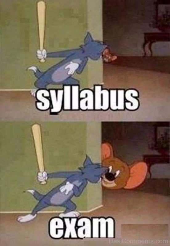 Syllabus Vs Exam