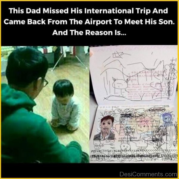 This Dad Missed His International Trip