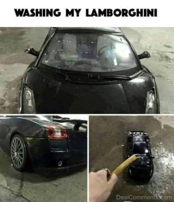 Washing My Lamborghini