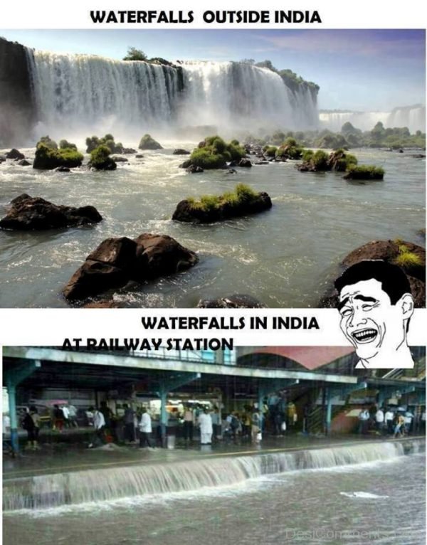 Waterfalls Outside India