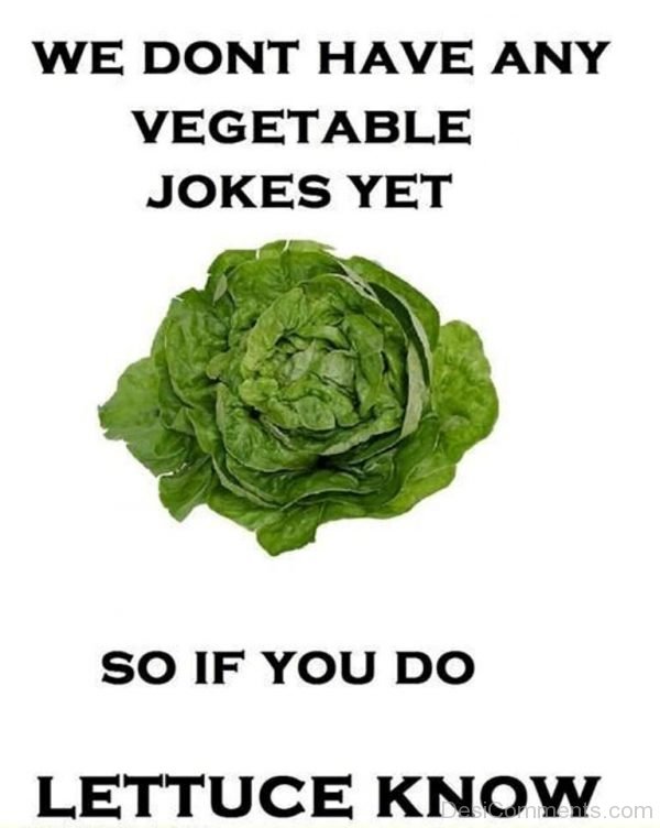 We Don’t Have Any Vegetable Jokes