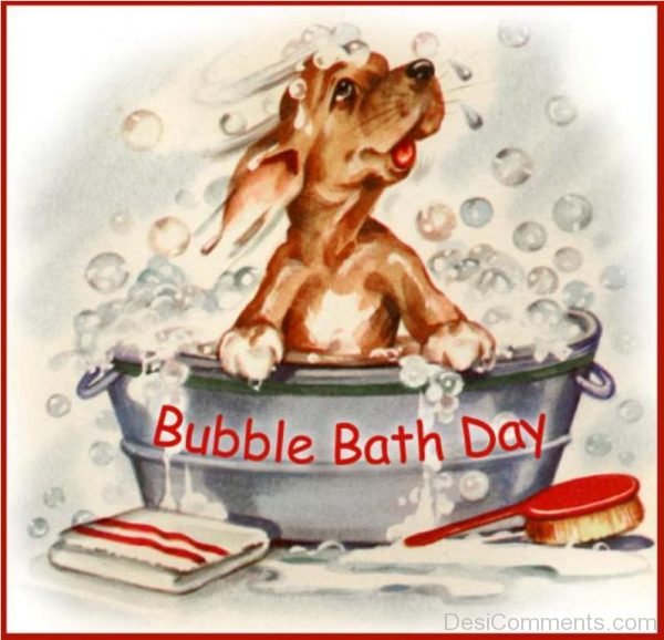 Excellent Pic Of Bubble Bath Day