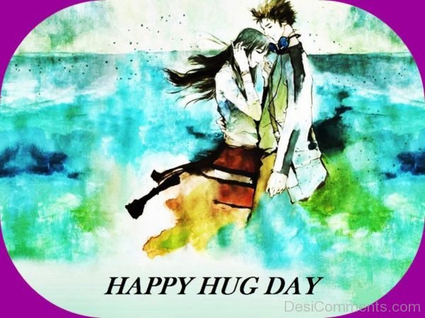 Happy Hug Day Cute Picture