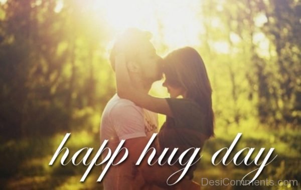 Happy Hug Day Romantic Pic
