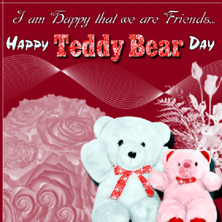 happy teddy day friends